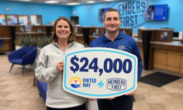 Members First donates $24,000 to United Ways.